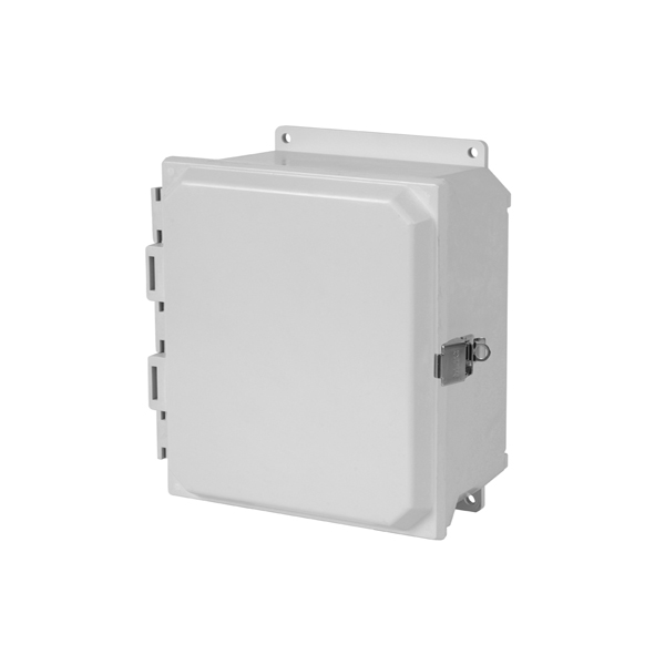 Type 4X Polyester Junction Box (Solid and Clear Cover) PJU Series snap Latches