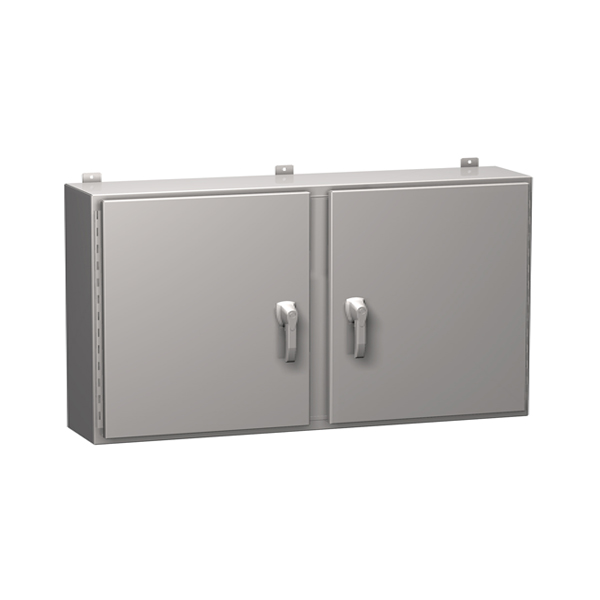 Type 4X Stainless Steel Two Door Wallmount Enclosure HN4 WM SS Series