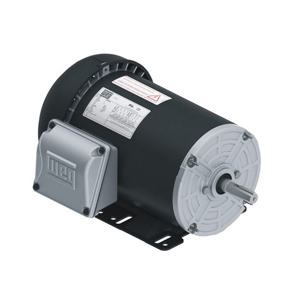 00118ET3H56-S, AC Mtr, General Purpose, TEFC, 56, Rolled Footed, 3 Phase, 1800 RPM, 575V, 1.2 FLA, 1 HP