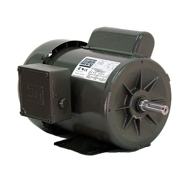 00218ES1E145T, AC Mtr, 2HP, 1800RPM, G145T, TEFC - SINGLE-PHASE, 208-230/460V, 11.6-10.5/5.25 FLA, Footed, STEEL, CAPACITOR START