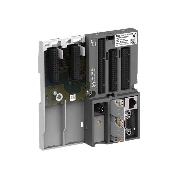 TB521-ETH-XC, Terminal Base, 2 slots, ETHERNET, 24VDC, pluggable spring terminals, Outdoor & extreme Conditions