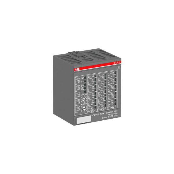 DC551-CS31-XC, Bus Module 8DI/16DC, 24VDC, DI:24VDC, DC:24VDC/0.5A, 1-wire, CS31, Outdoor& extreme Conditions