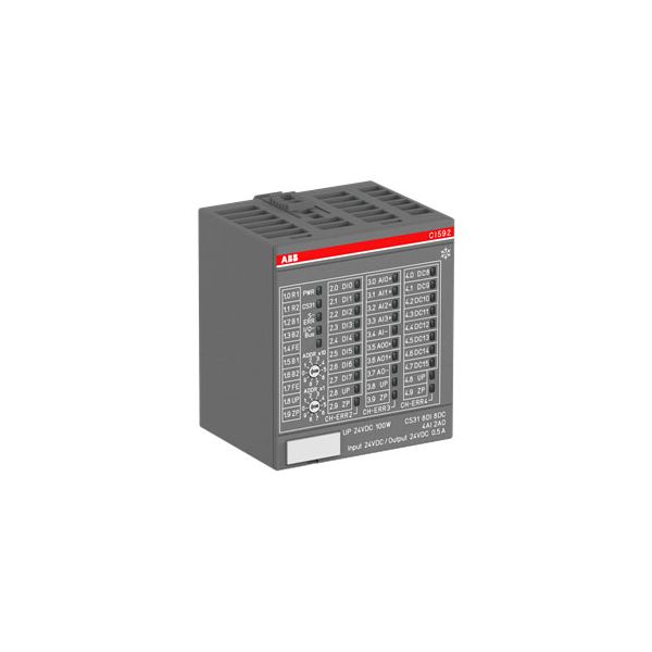 CI592-CS31-XC, Bus Module 8DI/8DC/4AI/2AO, 24VDC, DI:24VDC, DO:24VDC/0.5A, U/I/RTD 12bit sign, 1-wire, CS31, Outdoor & extreme Conditions