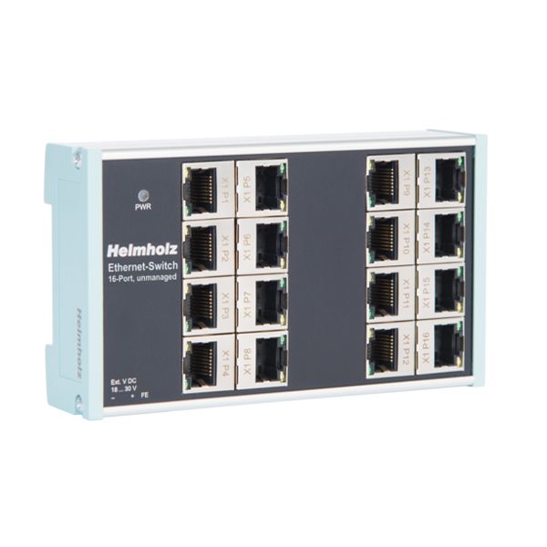 Helmholz, Ethernet Switch, 16 port, unmanaged, 10/100Mbps