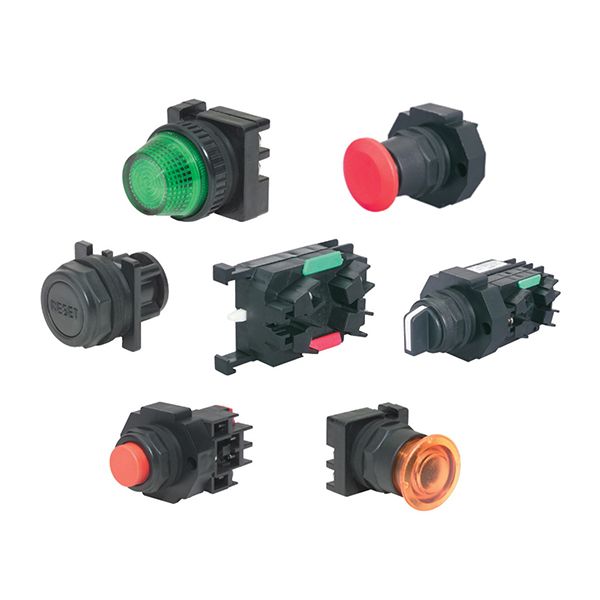 CSW30H-CA3R45, 30mm Hazardous Duty, Selector Switch, Lever, 3 position, Spring return L/R to C