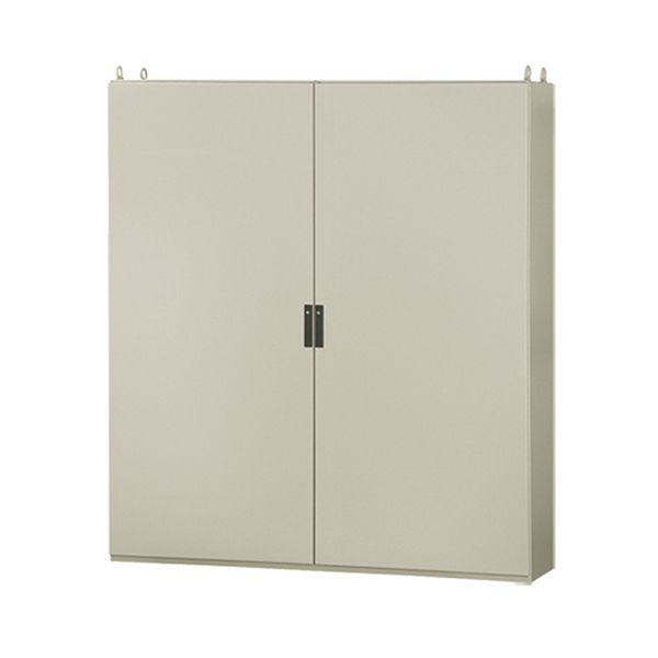 Freestanding Cabinet, 1800 x 1600 x 400 (71" x 63" x 16") Mounting Plate Included Nema 12,  IP 55 -Two Doors with removable Center post