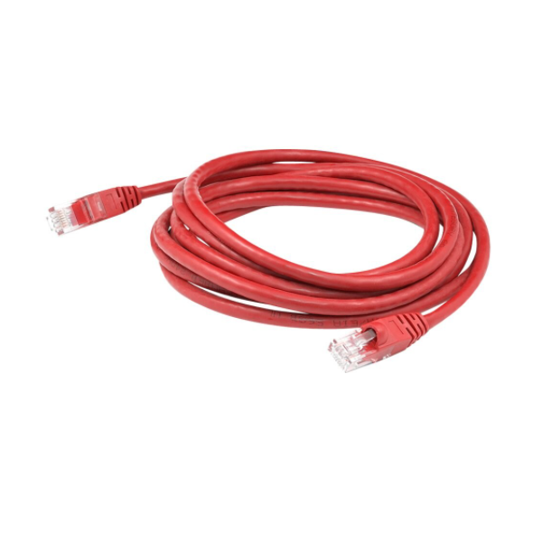 CAT 6 ok for CAT 5 Patch Cables 3.0 Ft. Red Snagless