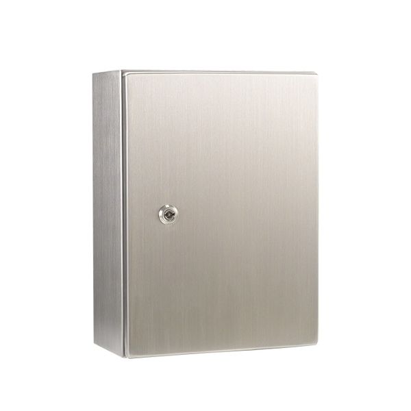  Wallmount Enclosure with Backpan  Single Door 400 x 300 x 150 (16 x 12 x 6) - Nema 4X, 12, 13 / IP 66 Brushed 304 Stainless Steel